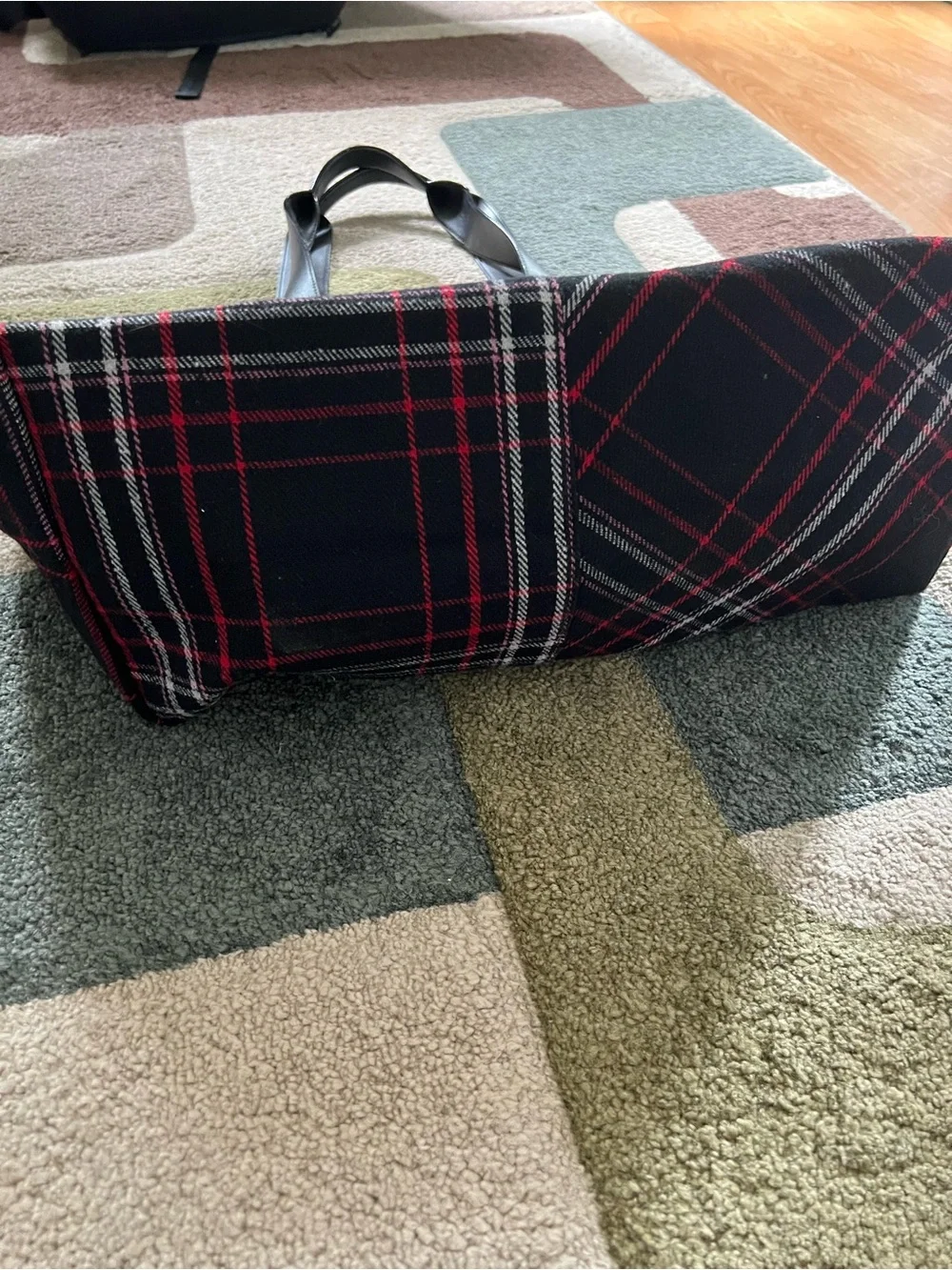 Victoria's Secret Large Plaid Tote